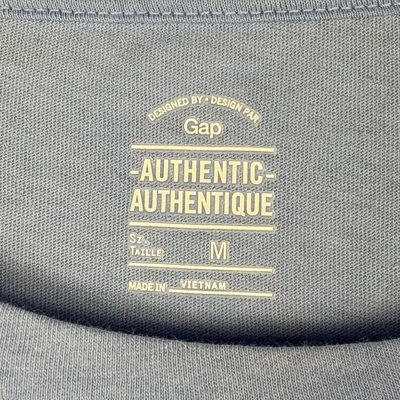 Gap Women's Size Medium Blue Paris C'est La Vie Eiffel Tower Short Sleeve Shirt - Picture 4 of 7